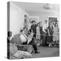 Frank Engel and Family, Ohio's Most Typical Farm Family Winners on Exhibit at Ohio State Fair, 1941-Alfred Eisenstaedt-Stretched Canvas