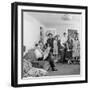 Frank Engel and Family, Ohio's Most Typical Farm Family Winners on Exhibit at Ohio State Fair, 1941-Alfred Eisenstaedt-Framed Photographic Print