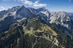 Alpspitze, Germany, Garmisch-Partenkirchen, Bavarian Oberland Region, Osterfelder Region-Frank Fleischmann-Photographic Print