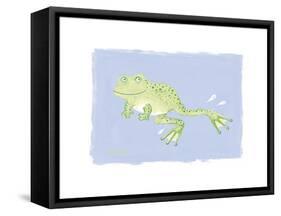 Frank Frog-Lucy Davies-Framed Stretched Canvas