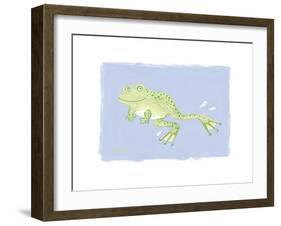 Frank Frog-Lucy Davies-Framed Art Print