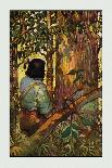 Robinson Crusoe: I Jumped Up and Went Out Through My Little Grove-Frank Goodwin-Framed Art Print