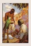 Robinson Crusoe: I Made Friday a Jacket of Goat Skin-Frank Goodwin-Framed Art Print