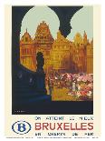 Bruxelles (Brussels) Belgium - Is Reached Best by Railway-Frank H^ Mason-Mounted Art Print