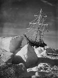 Endurance Trapped in Ice-Frank Hurley-Framed Stretched Canvas