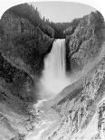 Great Falls of the Yellowstone, 360 feet, c.1883-Frank Jay Haynes-Premium Giclee Print