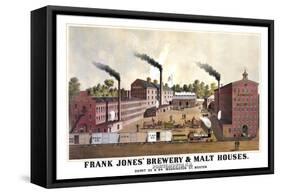 Frank Jones' Brewery and Malt Houses-null-Framed Stretched Canvas