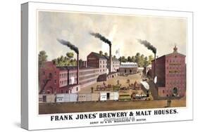 Frank Jones' Brewery and Malt Houses-null-Stretched Canvas