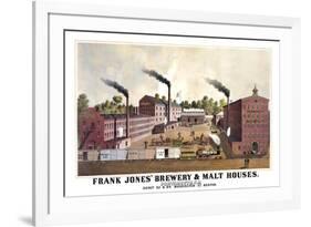 Frank Jones' Brewery and Malt Houses-null-Framed Premium Giclee Print