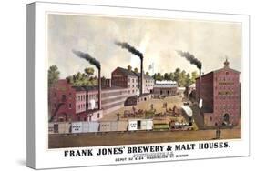 Frank Jones' Brewery and Malt Houses-null-Stretched Canvas
