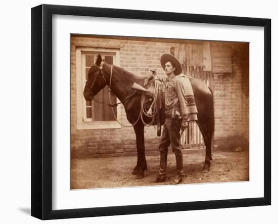 Frank L. Schmid, Texas Ranger-null-Framed Art Print