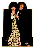"Lost Suspender," Saturday Evening Post Cover, April 23, 1932-Frank Lea-Framed Giclee Print