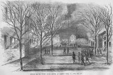 Burning the Us Arsenal at Harper's Ferry, Virginia-Frank Leslie-Art Print