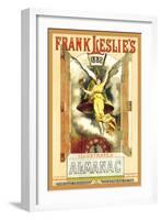 Frank Leslie's Illustrated Almanac:Angel Bell-Ringer, 1882-null-Framed Art Print