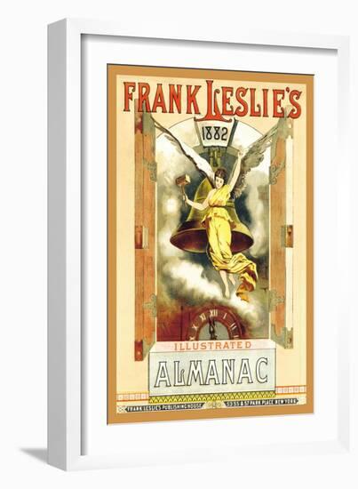 Frank Leslie's Illustrated Almanac:Angel Bell-Ringer, 1882-null-Framed Art Print