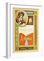 Frank Leslie's Illustrated Almanac: Girl with Muffler, 1881-null-Framed Art Print