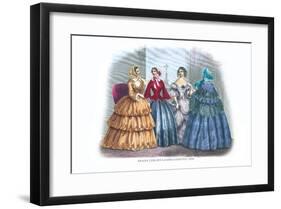Frank Leslie's Ladies' Gazette, 1854-null-Framed Art Print