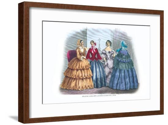 Frank Leslie's Ladies' Gazette, 1854--Framed Art Print