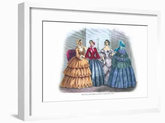Frank Leslie's Ladies' Gazette, 1854-null-Framed Art Print