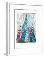 Frank Leslie's Ladies' Gazette, 1854-null-Framed Art Print