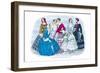 Frank Leslie's Ladies' Gazette, 1854-null-Framed Art Print