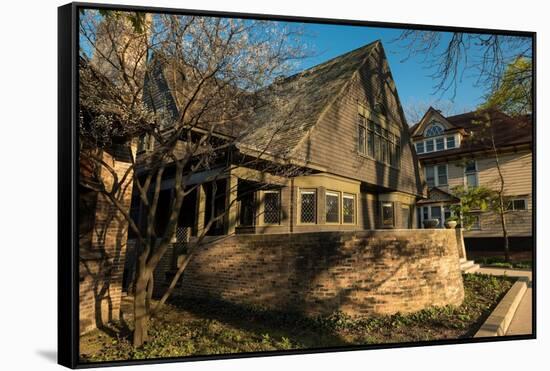 Frank Lloyd Wright Home and Studio-Steve Gadomski-Framed Stretched Canvas