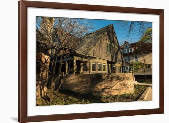 Frank Lloyd Wright Home and Studio-Steve Gadomski-Framed Photographic Print
