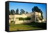 Frank Lloyd Wright's "Hollyhock House", Los Angeles, California-null-Framed Stretched Canvas