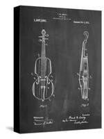 Frank M. Ashley Violin Patent-Cole Borders-Stretched Canvas