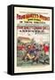 Frank Manley's Gridiron Grill-null-Framed Stretched Canvas