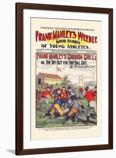 Frank Manley's Gridiron Grill-null-Framed Art Print