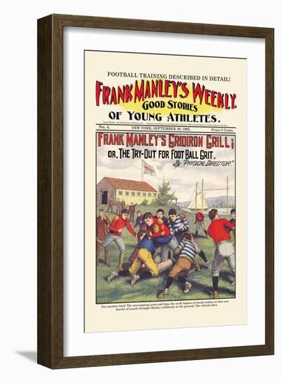 Frank Manley's Gridiron Grill-null-Framed Art Print