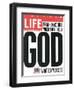 Frank McCourt: When You Think of God What Do You See?, December 1, 1998-null-Framed Photographic Print