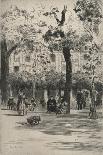 Garden of the Palais-Royal, 1915-Frank Milton Armington-Giclee Print