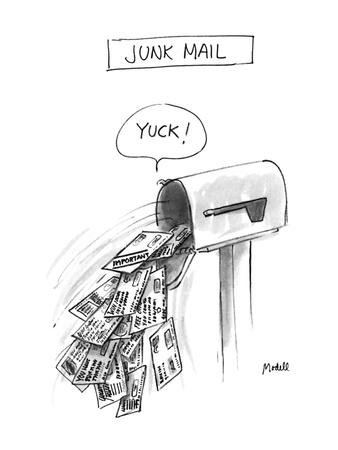 Junk Mail - New Yorker Cartoon