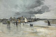 Harbour at St. Vaast, the Hague, 1882-Frank Myers Boggs-Giclee Print