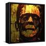 Frank N Stein 001 Touched-Rock Demarco-Framed Stretched Canvas