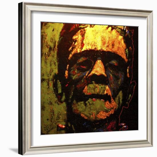 Frank N Stein 001 Touched-Rock Demarco-Framed Giclee Print