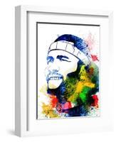 Frank Ocean Watercolor-Jack Hunter-Framed Art Print