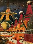Sci Fi - Futuristic City, 1934-Frank R. Paul-Giclee Print