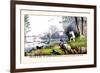 Frank Raby Flapper Shooting on the Great Lakes in the Park-Henry Thomas Alken-Framed Premium Giclee Print