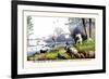 Frank Raby Flapper Shooting on the Great Lakes in the Park-Henry Thomas Alken-Framed Premium Giclee Print