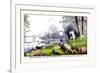 Frank Raby Flapper Shooting on the Great Lakes in the Park-Henry Thomas Alken-Framed Art Print