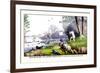 Frank Raby Flapper Shooting on the Great Lakes in the Park-Henry Thomas Alken-Framed Art Print