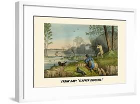 Frank Raby Flapper Shooting-Henry Thomas Alken-Framed Art Print