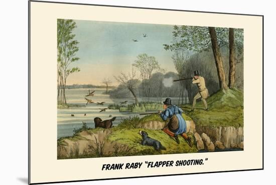 Frank Raby Flapper Shooting-Henry Thomas Alken-Mounted Art Print