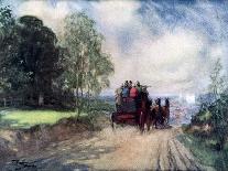 On the Rochester Coach, C1920-Frank Reynolds-Framed Giclee Print