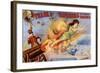 Frank Robbins Circus-null-Framed Giclee Print