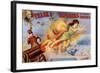 Frank Robbins Circus-null-Framed Giclee Print