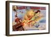 Frank Robbins Circus-null-Framed Giclee Print